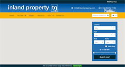 Desktop Screenshot of inland-property.com